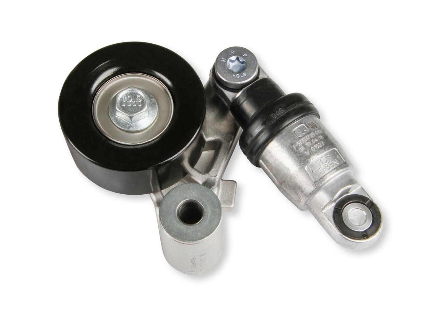 Holley Accessory Belt Tensioners 97-244 Idler Pulleys, Holley, Replacement, Tensioner Assembly, Serpentine, Smooth Pulley, Black, Composite, for LT4 Drive Systems, GM, 6.2L, Each