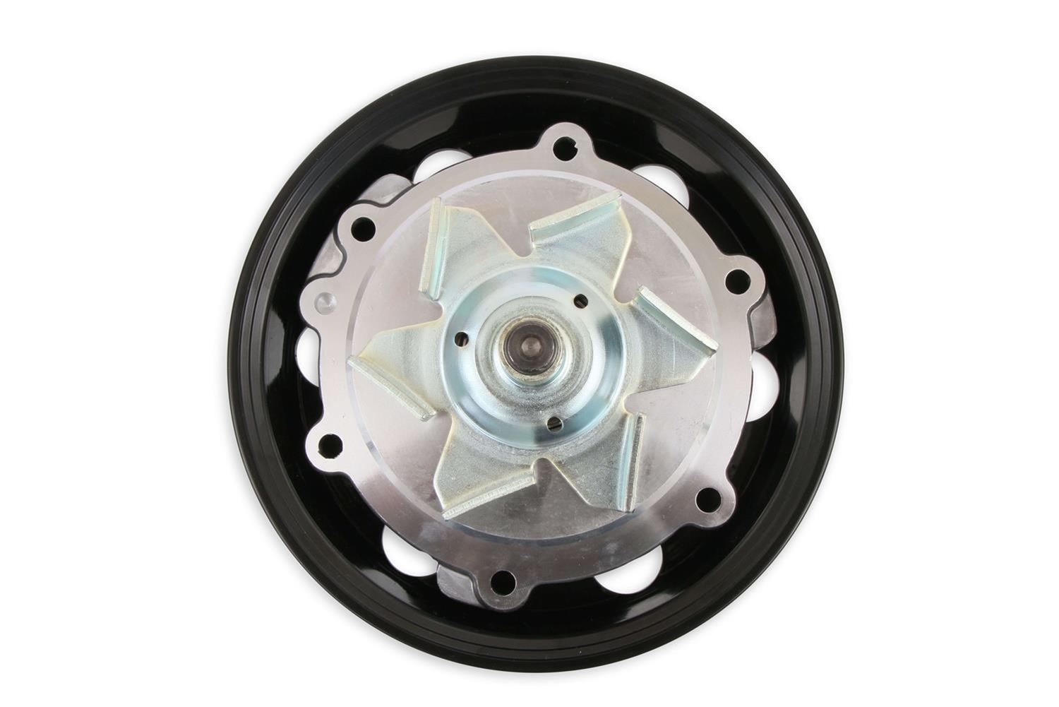 Holley Water Pumps, Mechanical 97-245 Mechanical, Pump Assembly, LT4, Standard Rotation, Grooved Pulley, Aluminum, Black Finish, Each thumbnail 2