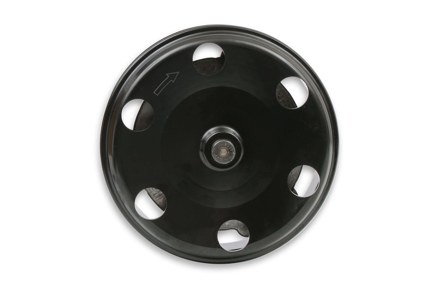 Holley Water Pumps, Mechanical 97-245 Mechanical, Pump Assembly, LT4, Standard Rotation, Grooved Pulley, Aluminum, Black Finish, Each thumbnail 4