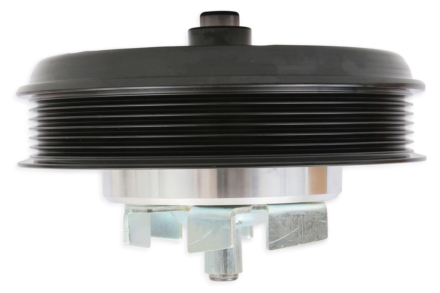 Holley Water Pumps, Mechanical 97-245 Mechanical, Pump Assembly, LT4, Standard Rotation, Grooved Pulley, Aluminum, Black Finish, Each thumbnail 3