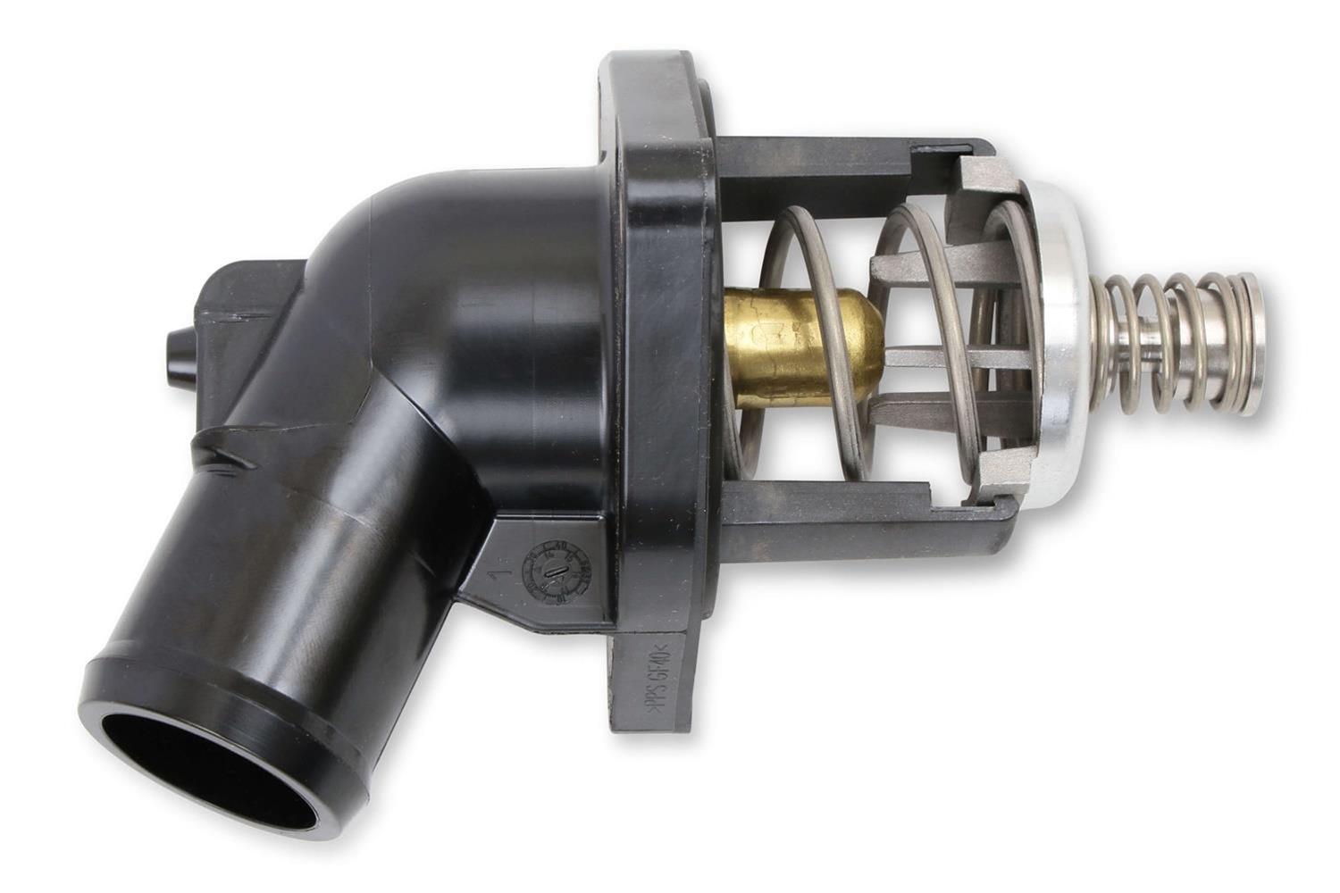 Holley Thermostat Housing Assemblies 97-247 Water Necks and Housings, Replacement, Thermostat/Housing Assembly, GM LT4, Aluminum, 1.50 in. OD, with Mid-Mount Accessory Drive, Each thumbnail 6