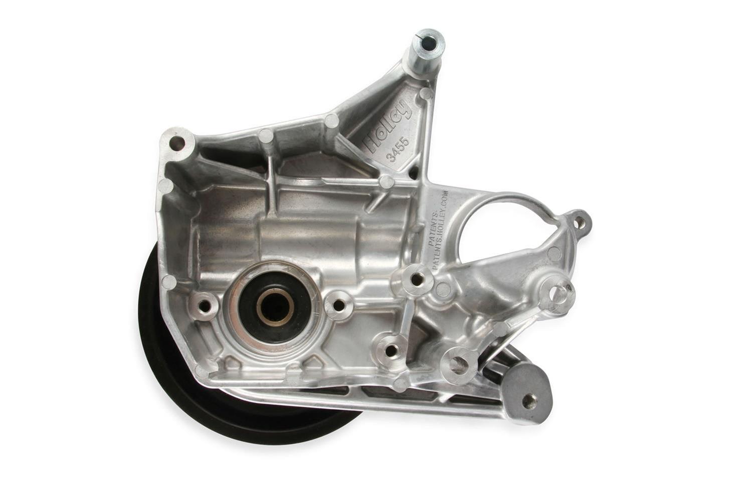 Holley Power Steering Brackets 97-252 Bracket, Replacement, GM, Gen V, LT4, and Accessory Bracket, Long Spacer, Cast Aluminum, Satin Finish, Each thumbnail 4