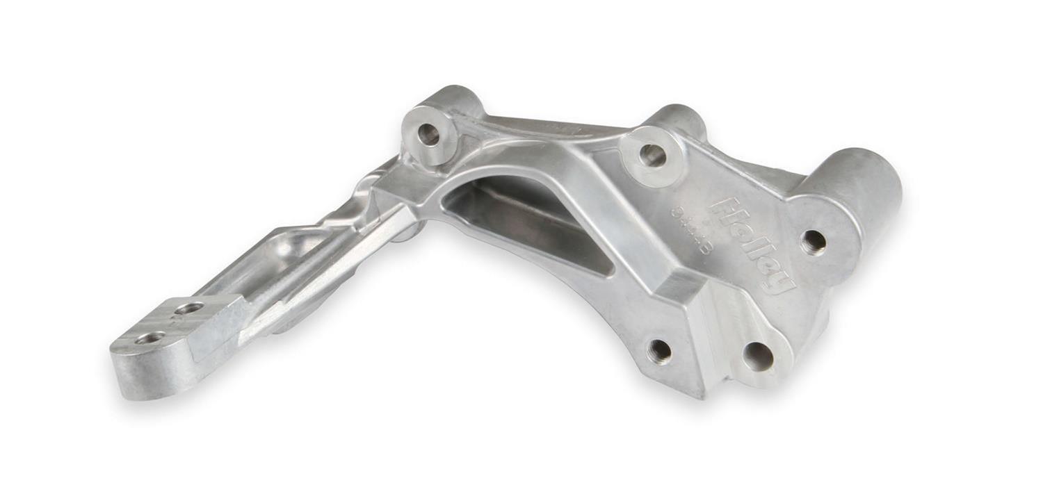 Holley Alternator Brackets 97-254 Brackets, Water Pump Mount, Bracket Adapter, Aluminum, Natural Finish, Wet or Dry Sump System, Chevy, Gen V LT4, 6.2L, Each thumbnail 2