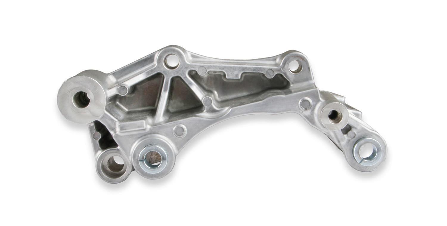 Holley Alternator Brackets 97-254 Brackets, Water Pump Mount, Bracket Adapter, Aluminum, Natural Finish, Wet or Dry Sump System, Chevy, Gen V LT4, 6.2L, Each