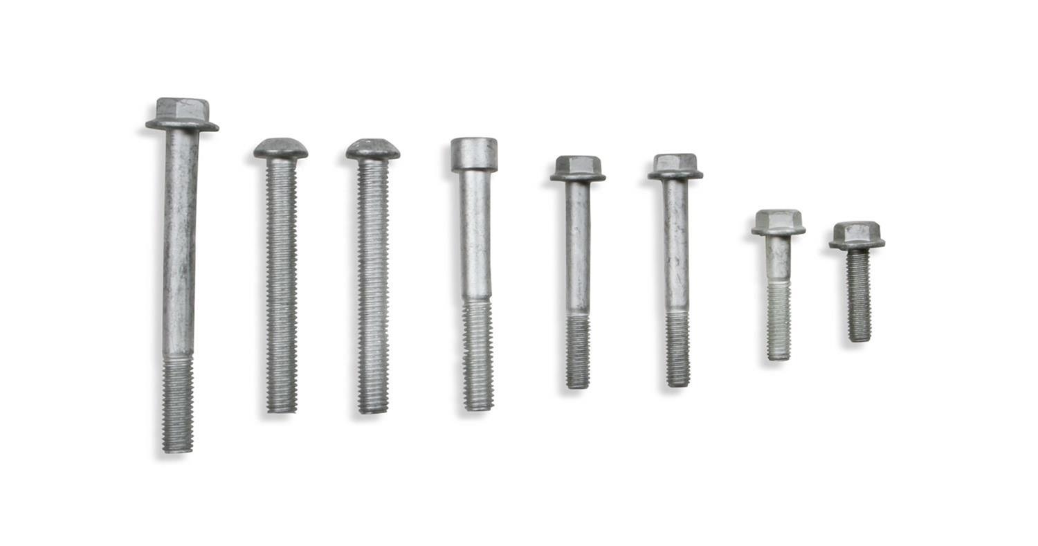Holley Accessory Drive System Hardware Kits 97-260 Alternator Bracket Bolts, Replacement, Kit, GM Gen V LT4, Systems, Wet Sump, Each