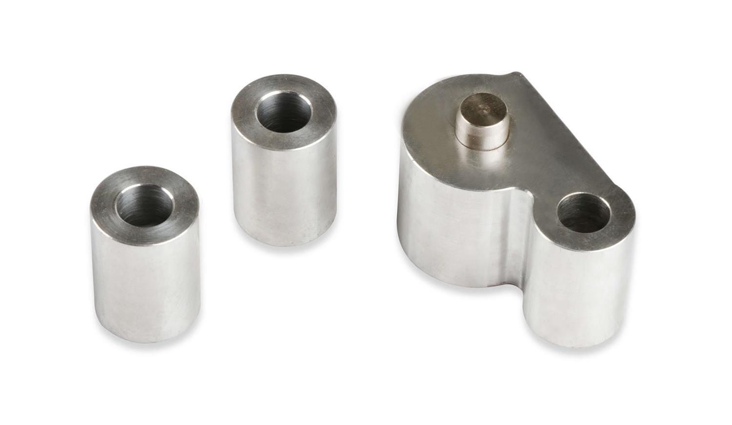 Holley Spacers 97-262 Spacers, Power Steering Add-on, Bracket Spacer, GM LT4 System, Wet or Dry Sump, Aluminum, Natural Finish, Each thumbnail 5