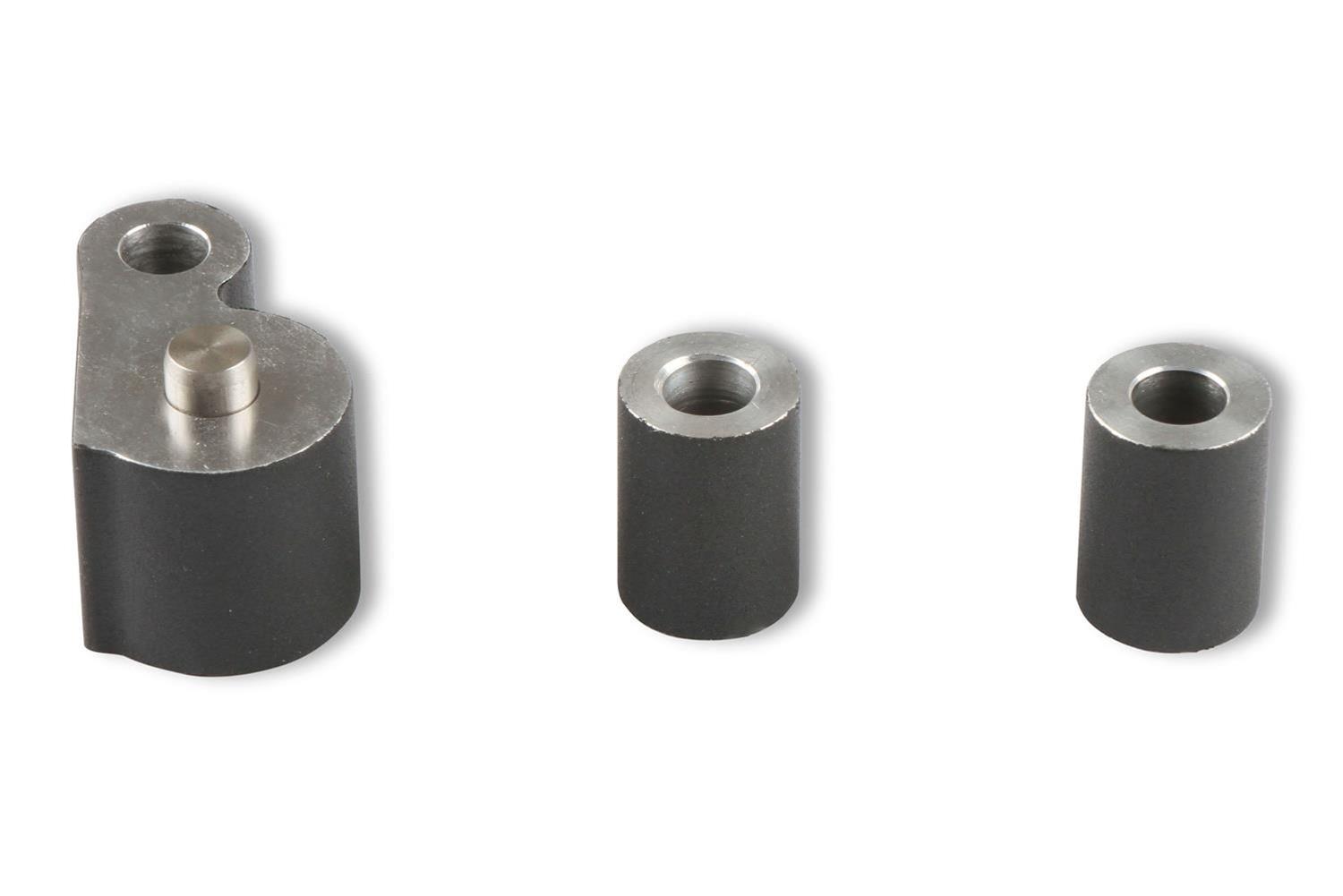 Holley Power Steering Brackets 97-262BK Spacers, Add-on, Bracket Spacer, GM LT4 System, Wet or Dry Sump, Aluminum, Black Finish, Kit thumbnail 6