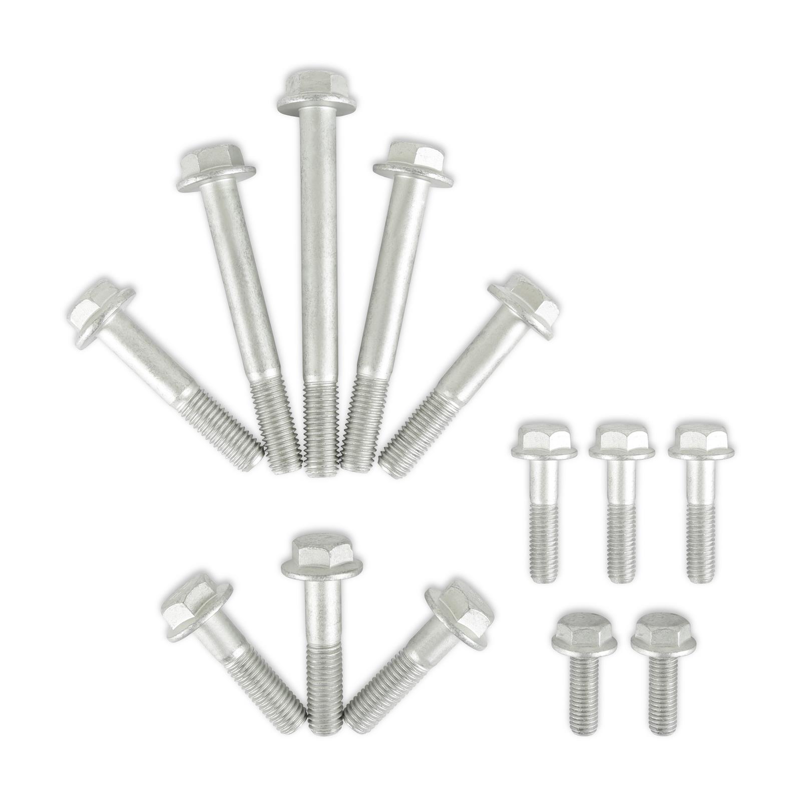 Holley LSA Accessory Drive Hardware Kits 97-263 Engine Bracket Components, Replacement, Supercharged Drive, Bolt Kit, Steel, Nickel Finish, Chevy, 6.2L, Kit