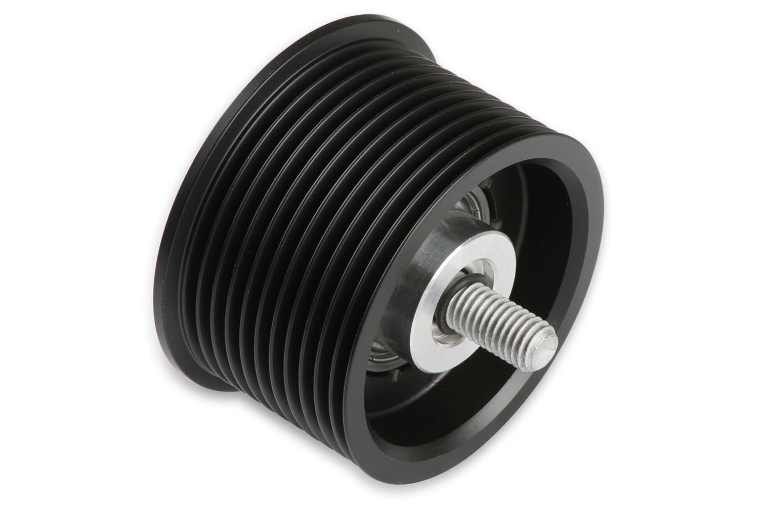 Holley Accessory Belt Tensioners 97-265 Tensioners, Replacement, Tensioner Assembly, Cast Aluminum, Natural Finish, 11-Groove Pulley, 69mm Diameter, GM LT5 Engines, Each
