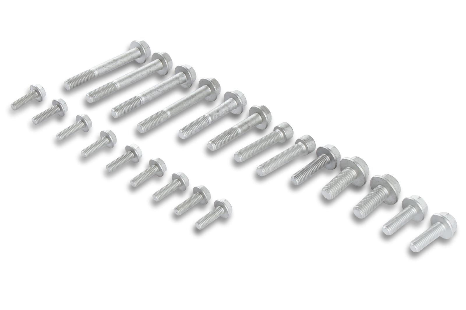 Holley Alternator and Power Steering Bracket Kits 97-267 Brackets, with Short Spacer, Cast Aluminum, Natural Finish, GM LT5 System, Dry Sump Only, Each thumbnail 2