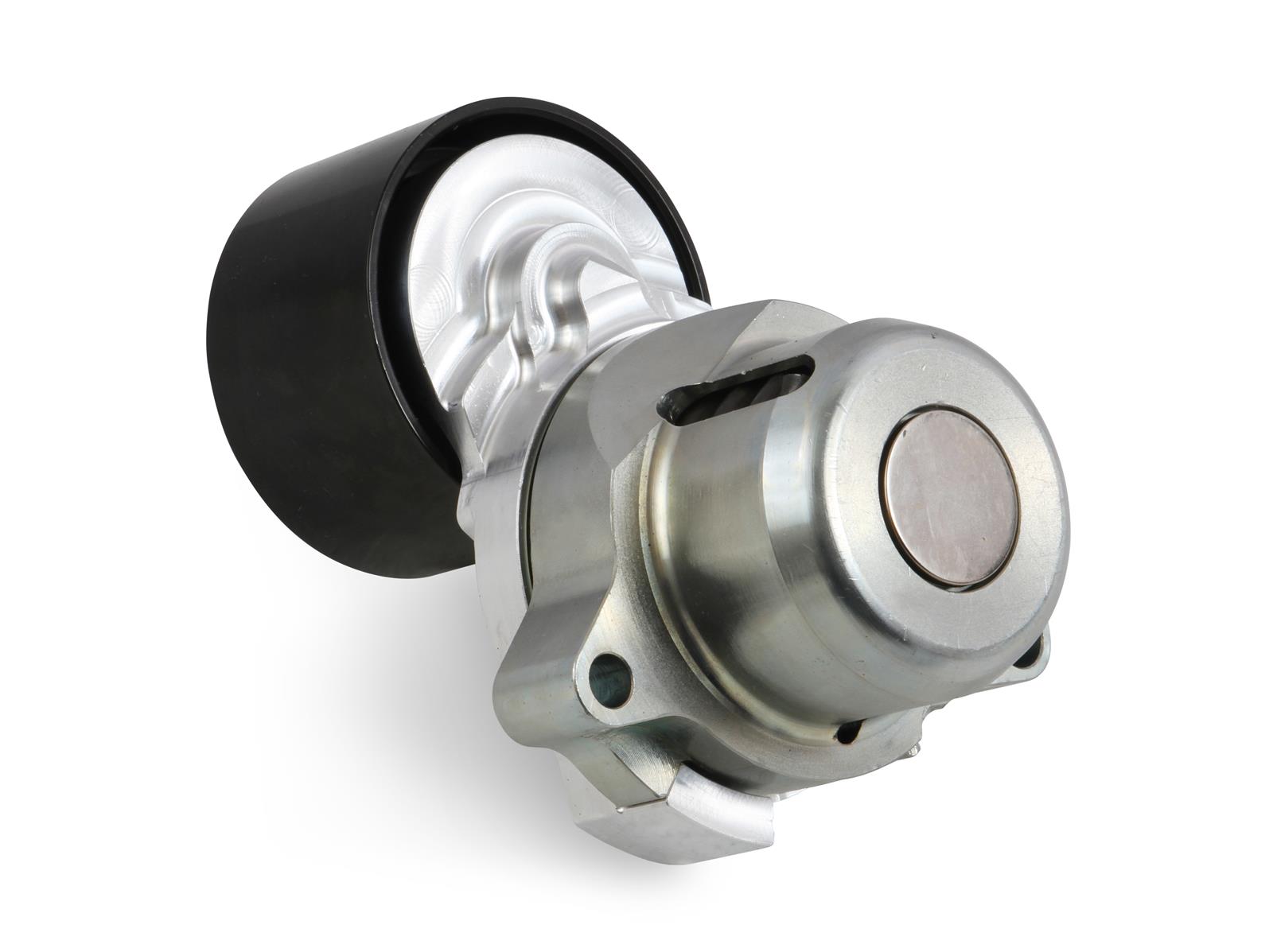 Holley Billet Tensioner Assemblies 97-268 Accessory Belt Tensioners, Assembly, Aluminum, Natural Finish, Smooth Pulley, Black, for GM LT5 Power Steering Only, Chevy, 6.2L, Each thumbnail 2