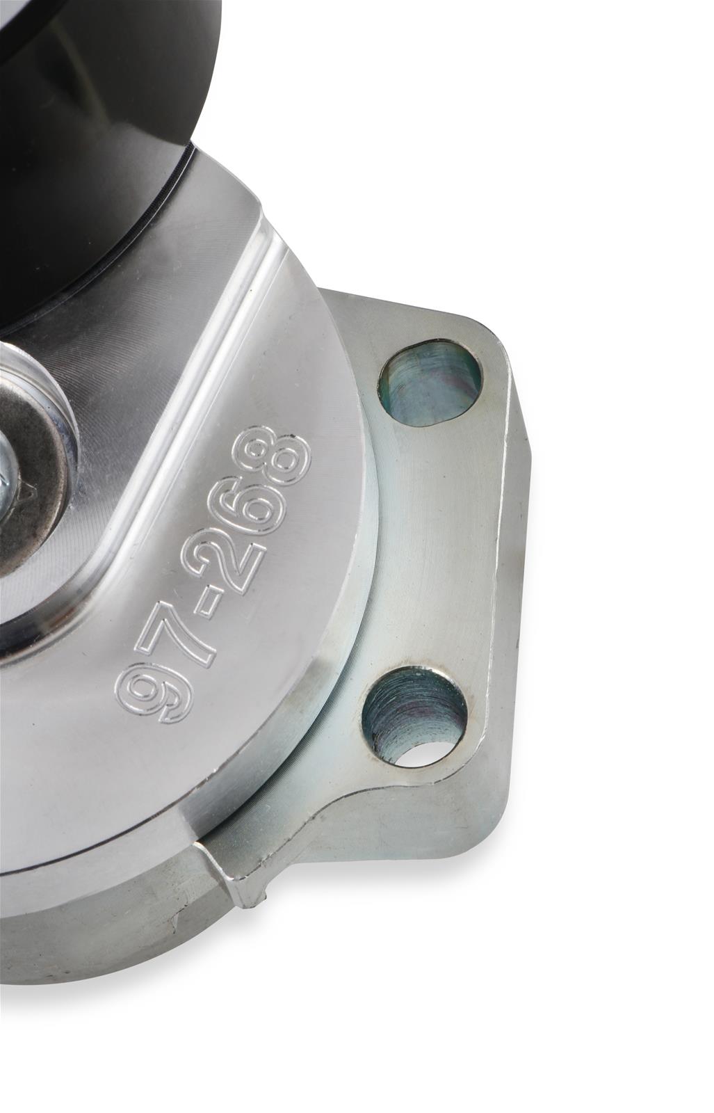 Holley Billet Tensioner Assemblies 97-268 Accessory Belt Tensioners, Assembly, Aluminum, Natural Finish, Smooth Pulley, Black, for GM LT5 Power Steering Only, Chevy, 6.2L, Each thumbnail 9
