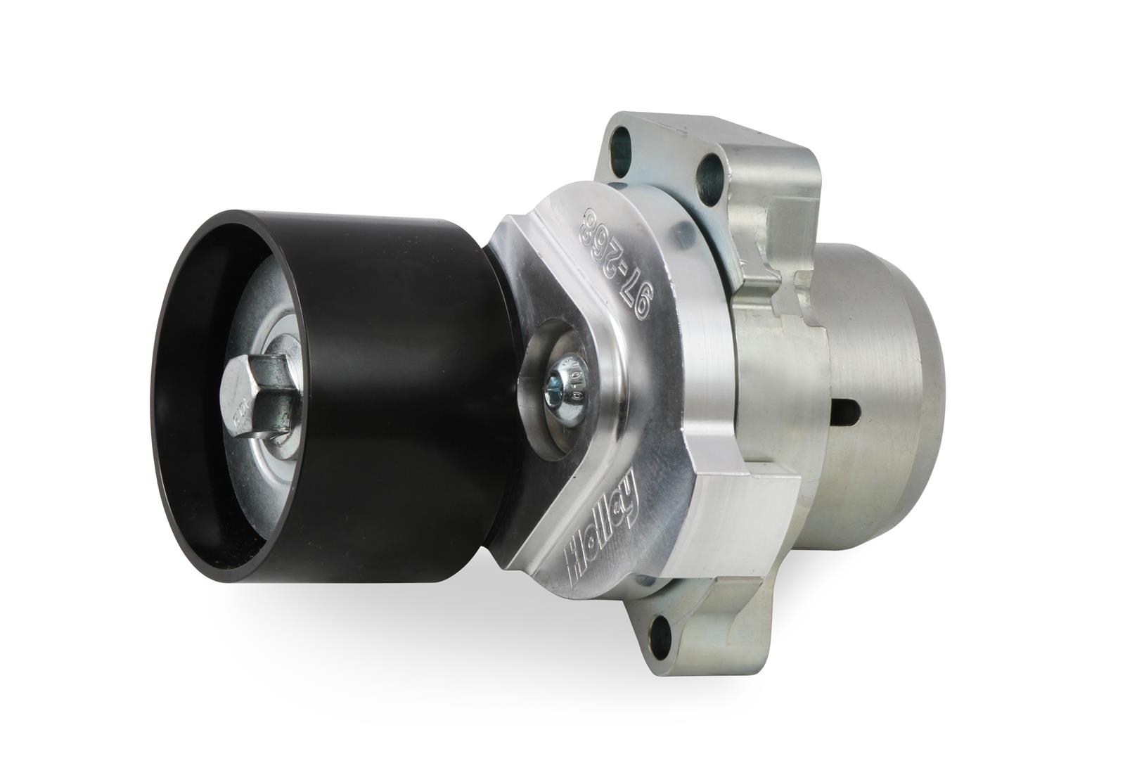Holley Billet Tensioner Assemblies 97-268 Accessory Belt Tensioners, Assembly, Aluminum, Natural Finish, Smooth Pulley, Black, for GM LT5 Power Steering Only, Chevy, 6.2L, Each thumbnail 5