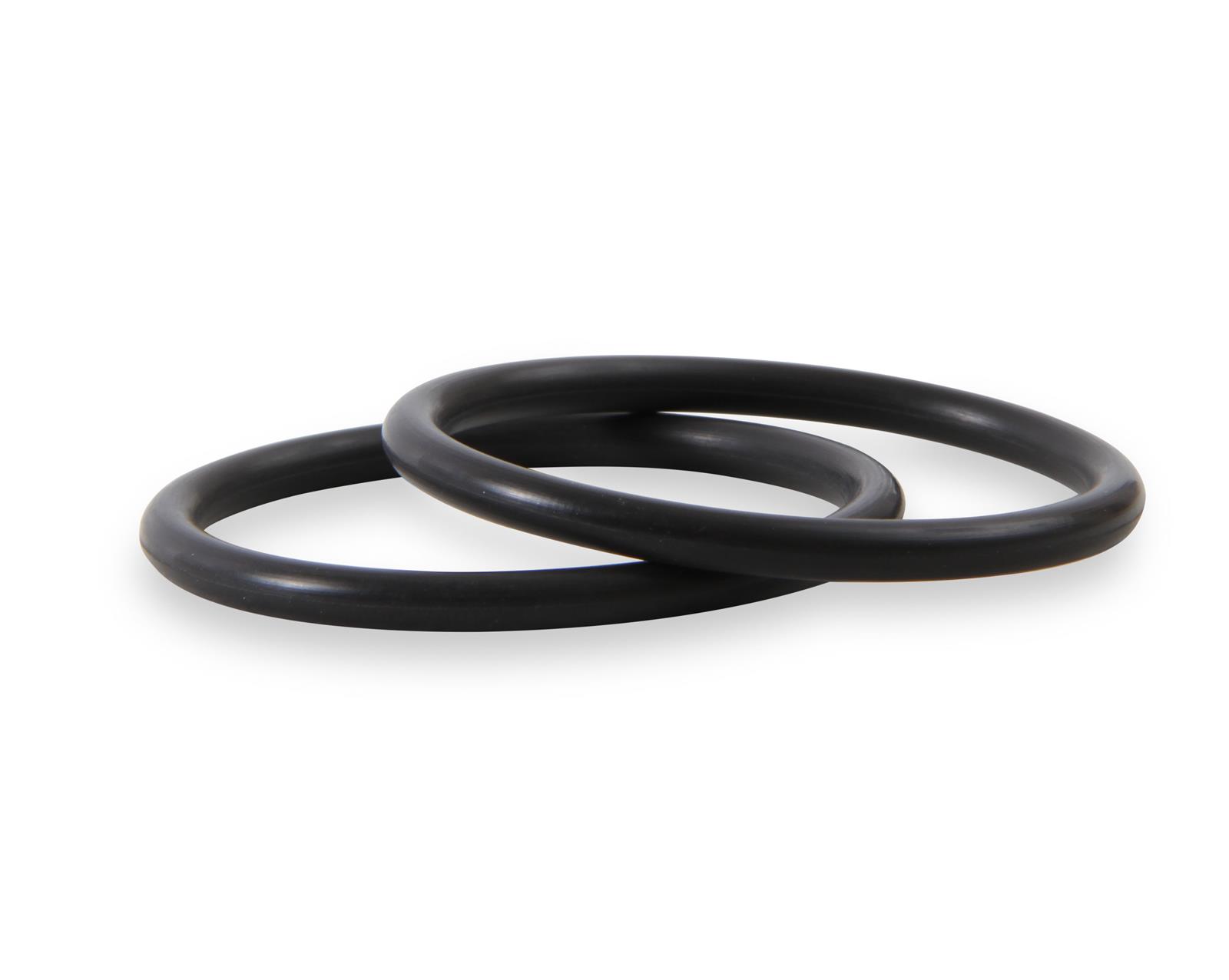 Holley BBC Cooling Manifold O-Rings 97-322 Intake Gaskets, Replacement, O-ring Gaskets, Manifold, for Mid-Mount Accessory Drive System, 20-242, 20-242BK, Chevy, 6.5-7.4L, Pair