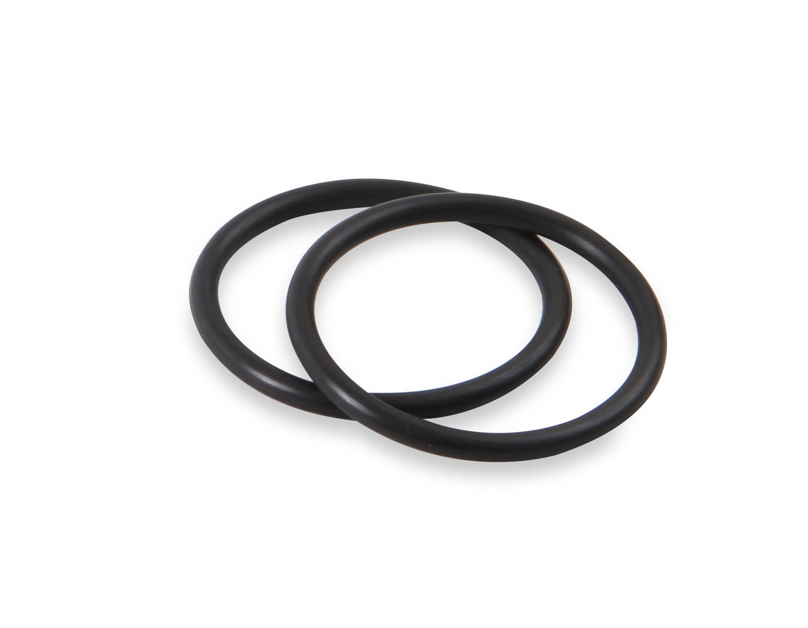 Holley BBC Cooling Manifold O-Rings 97-322 Intake Gaskets, Replacement, O-ring Gaskets, Manifold, for Mid-Mount Accessory Drive System, 20-242, 20-242BK, Chevy, 6.5-7.4L, Pair thumbnail 2