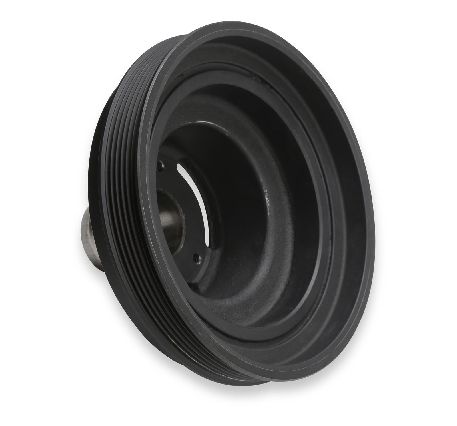 Holley Harmonic Balancers 97-363 Balancers, Replacement, OE Style Damper, Iron, Black, 4.76 in. Height, for Mid-Mount Accessory Drive, Gen III, Hemi, VVT Engine, Each thumbnail 3