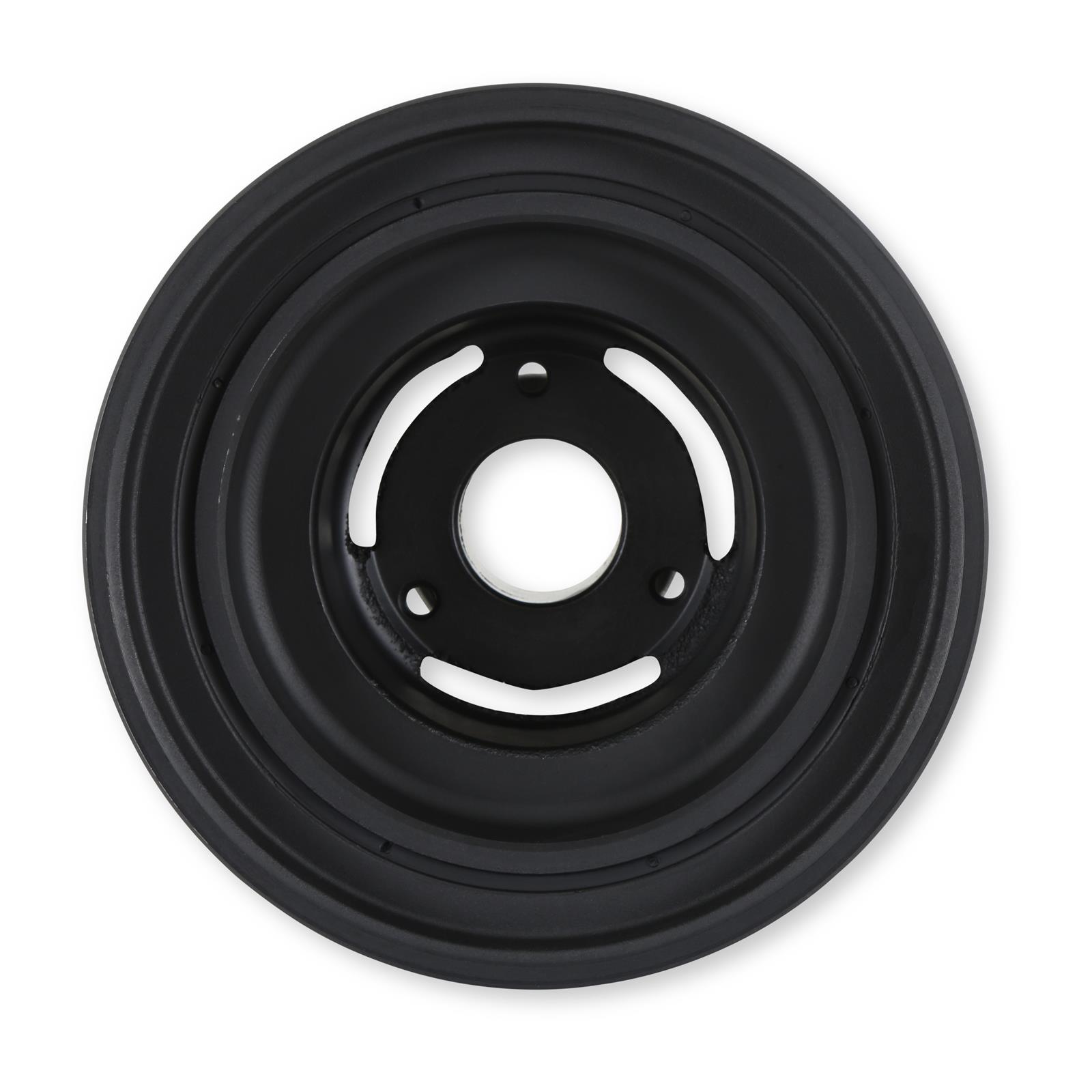 Holley Harmonic Balancers 97-363 Balancers, Replacement, OE Style Damper, Iron, Black, 4.76 in. Height, for Mid-Mount Accessory Drive, Gen III, Hemi, VVT Engine, Each thumbnail 2