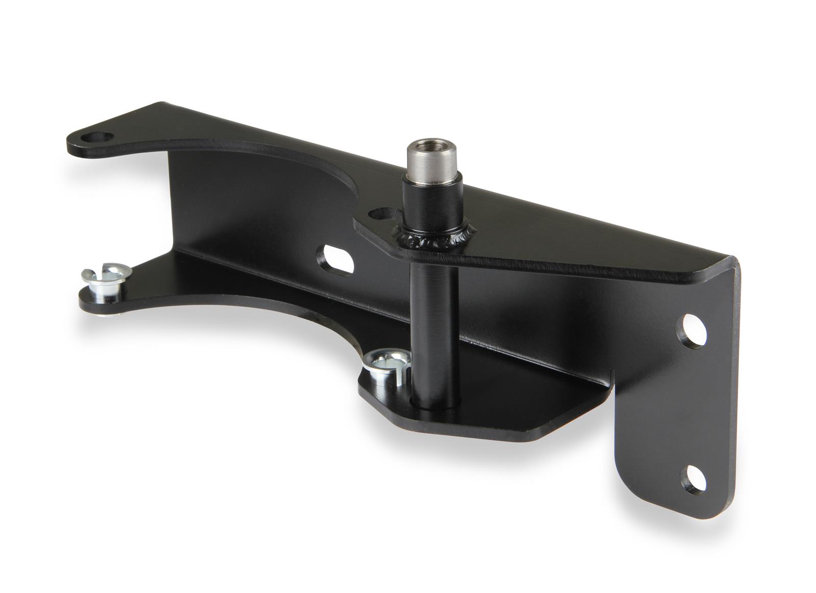 Holley Gen III Hemi Alternator Relocation Kits 97-368 Brackets, Bracket, Low Inward, Right Side, Steel, Black Powdercoat, for 197-302, 197-303 Alternators, III, Hemi, Each thumbnail 5