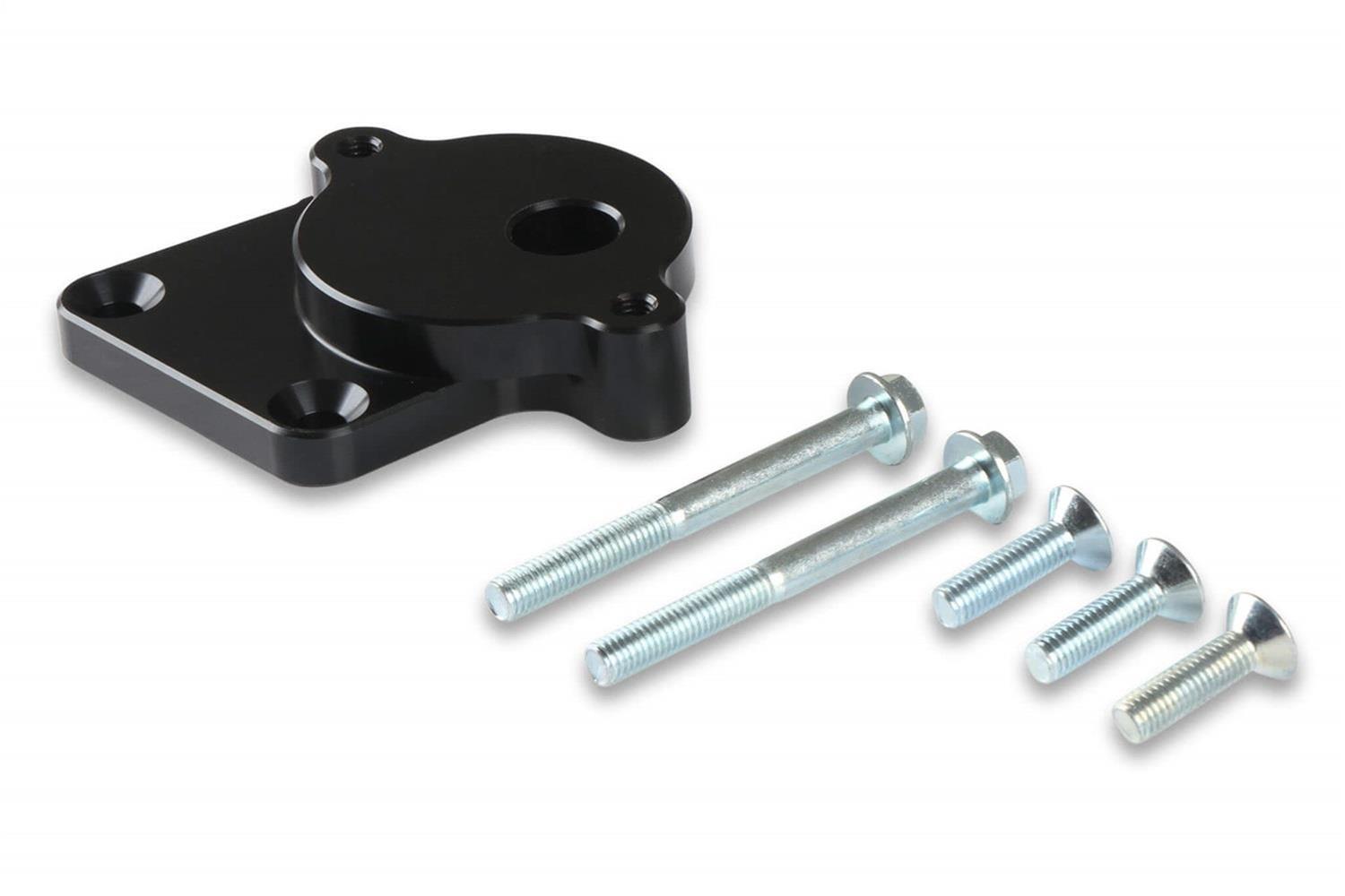 Holley Power Steering Pumps 97-382 Pumps, Hemi Swap, Kit, Low Pressure, Aluminum, Black, with Car Accessory Drive, Chrysler, Dodge, Jeep, 5.7-6.4L, Kit thumbnail 4