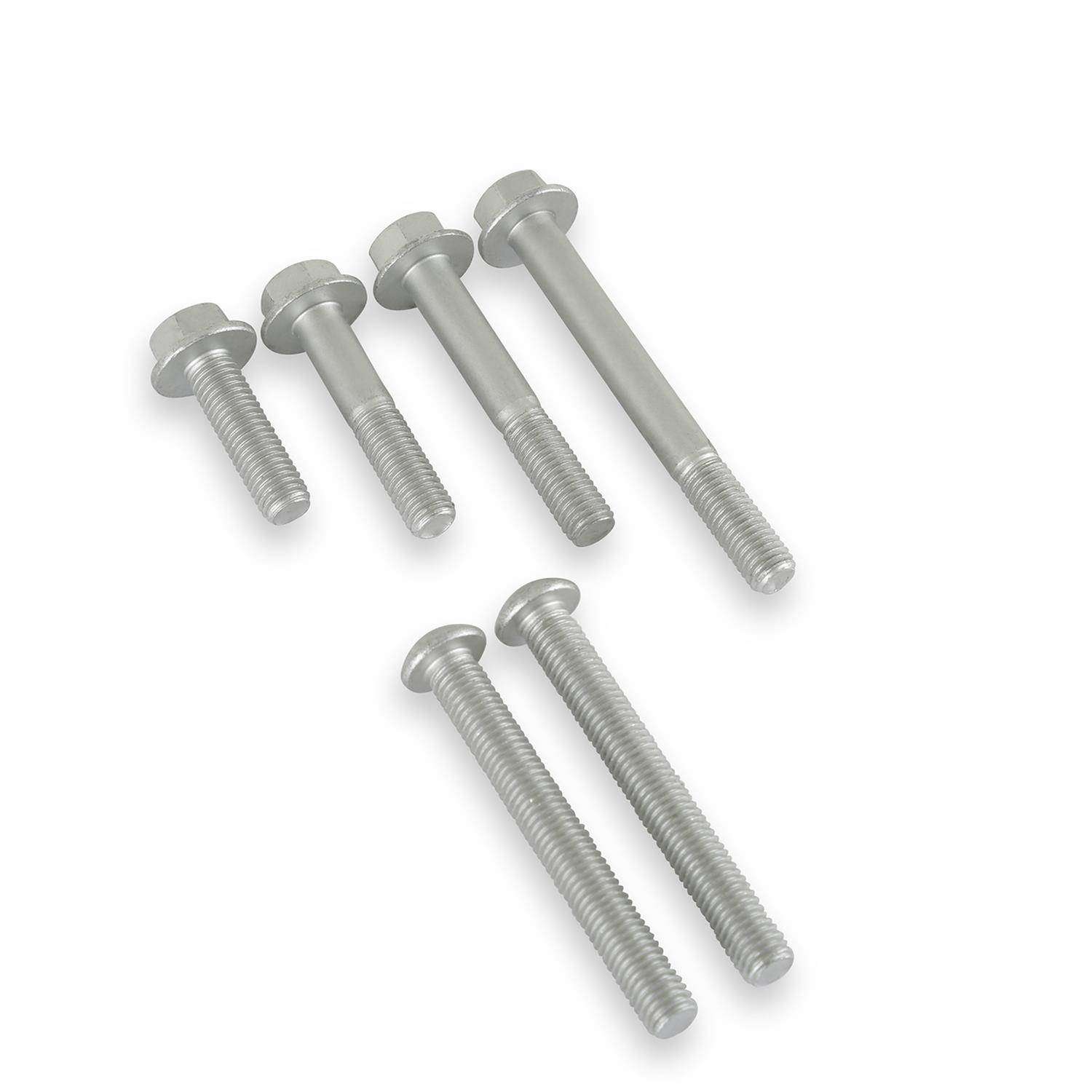 Holley Alternator Brackets 97-402 Brackets, Replacement, Bracket, Cast Aluminum, Natural, with Hardware, for High-Mount Accessory Drive, Ford, 7.3L Godzilla, Kit