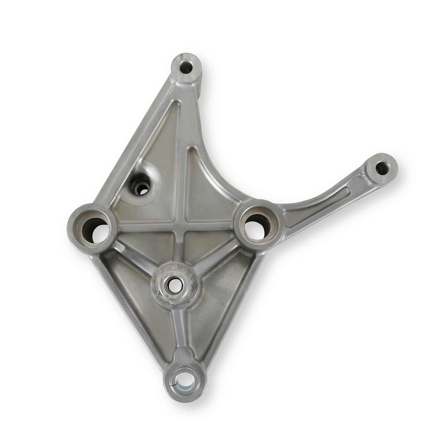 Holley Air Conditioner Brackets 97-403 Brackets, Replacement, Bracket, Sanden SD7 Compressor, Aluminum, Natural, for High-Mount Accessory Drive, Ford, 7.3L Godzilla, Each thumbnail 3