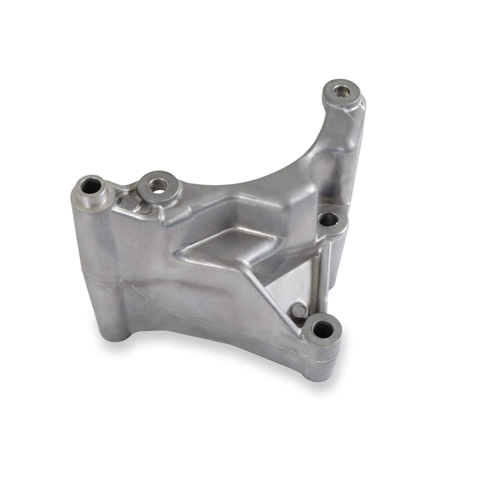 Holley Alternator Brackets 97-409 Brackets, Aluminum, Natural, Low-Mount, Drivers Side, Front Cover Mount, with Hardware, for Alternators, Ford, 7.3L, Godzilla, Kit thumbnail 3