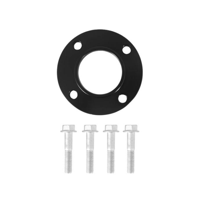 Holley Crankshaft Pulley Spacers 97-447 Spacer, Crankshaft, 4-Bolt, Aluminum, Black Powdercoated, 0.575 in. Thickness, Ford, Each thumbnail 2