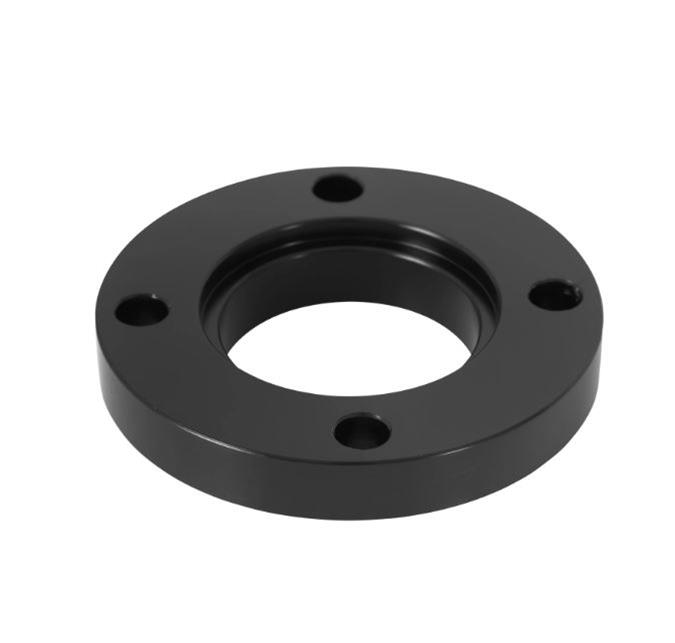 Holley Crankshaft Pulley Spacers 97-448 Spacer, Crankshaft, 3-Bolt, Aluminum, Black Powdercoated, 0.950 in. Thickness, Ford, Each thumbnail 3
