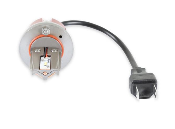 Holley RetroBright LED Light Bulbs LFRB12 Bulbs, RetroBright, LED, H4, Classic White, 3,000K, High and Low Beam, 3-pin connection, for 4 in. x 6 in. Housing, Rectangular Housing, Each thumbnail 2