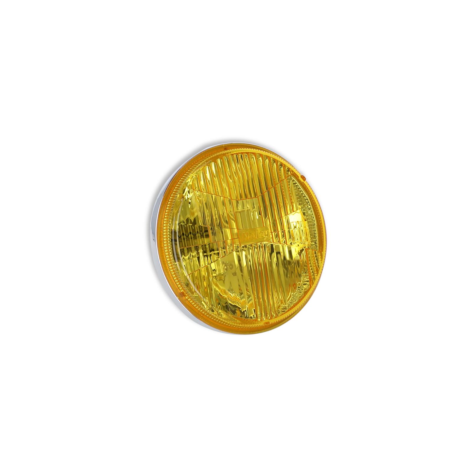 Holley RetroBright LED Headlights LFRB105 Headlight Conversion, RetroBright, Style, Sealed Beam, 5.75 in. Round Housing, Yellow Lens, High and Low Beam, Upgraded Wiring, with Bulb, Each thumbnail 4