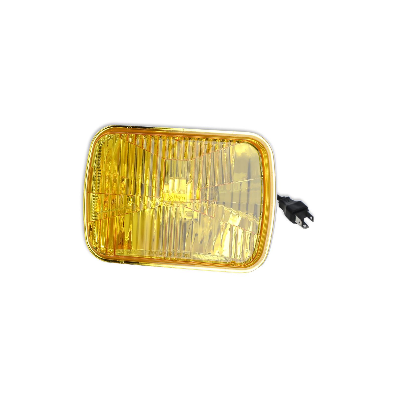 Holley RetroBright LED Headlights LFRB110 Headlight Conversion, RetroBright, Style, Sealed Beam, Rectangle, 4 in. x 7 in. Housing, Yellow Lens, High and Low Beam, Bulb Included, Each thumbnail 4