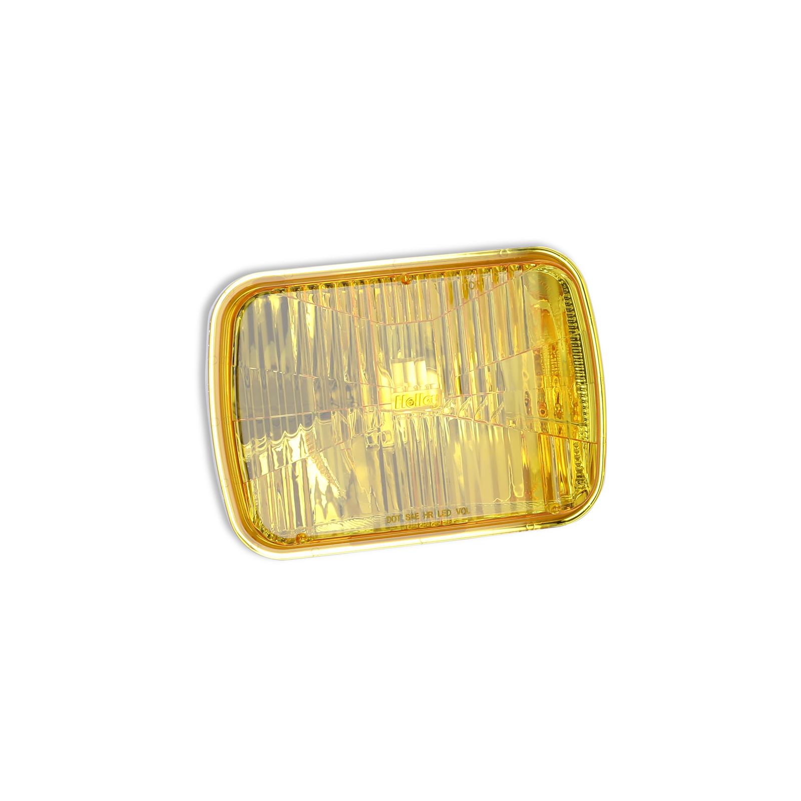 Holley RetroBright LED Headlights LFRB110 Headlight Conversion, RetroBright, Style, Sealed Beam, Rectangle, 4 in. x 7 in. Housing, Yellow Lens, High and Low Beam, Bulb Included, Each thumbnail 7