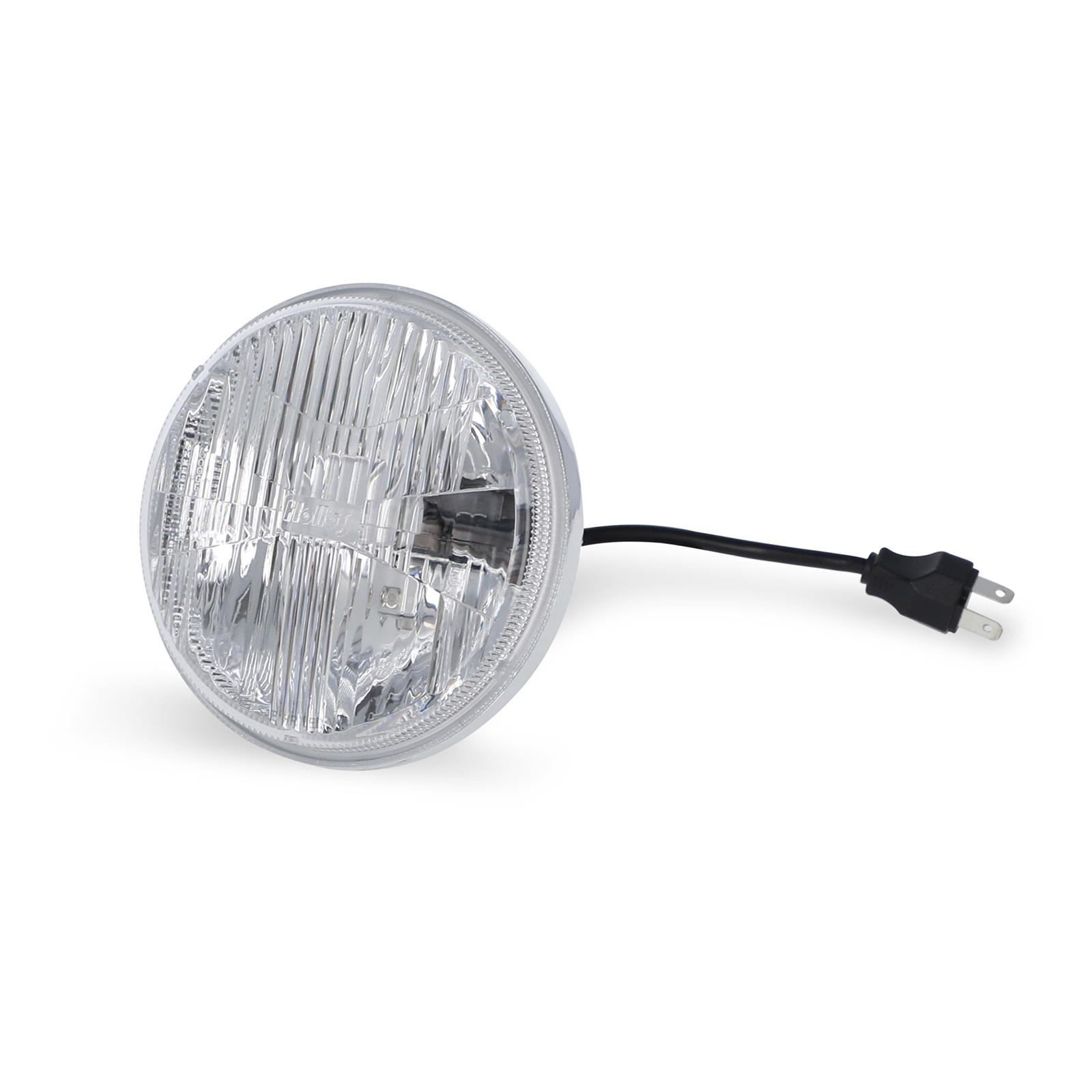 Holley RetroBright LED Headlights LFRB145 Headlight Conversion, RetroBright, Style, Sealed Beam, 5.75 in. Round Housing, Modern White, High and Low Beam, 5,700K Bulb, Each thumbnail 5