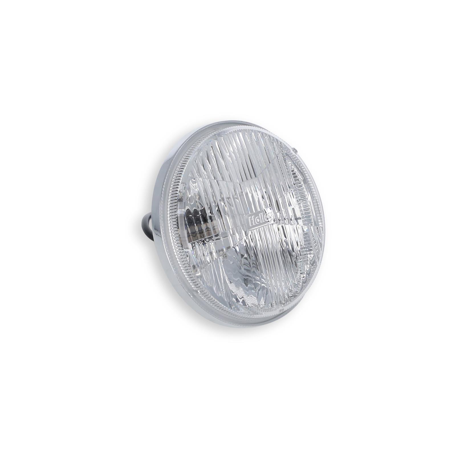 Holley RetroBright LED Headlights LFRB145 Headlight Conversion, RetroBright, Style, Sealed Beam, 5.75 in. Round Housing, Modern White, High and Low Beam, 5,700K Bulb, Each thumbnail 6