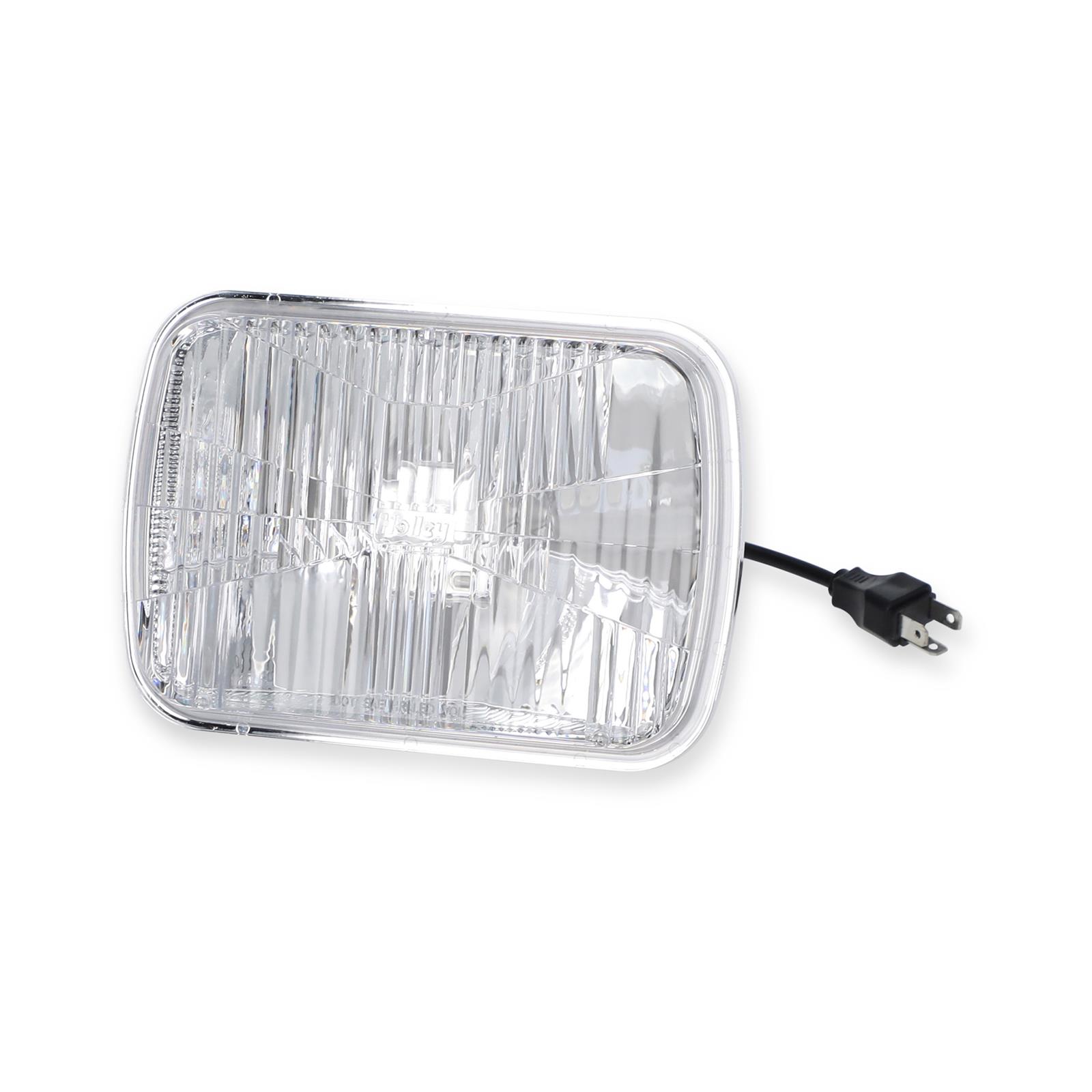 Holley RetroBright LED Headlights LFRB150 Headlight Conversion, RetroBright, Style, Sealed Beam, Rectangular, 5 in. x 7 in. Housing, Modern White, High and Low Beam, 5,700K Bulb, Each thumbnail 4