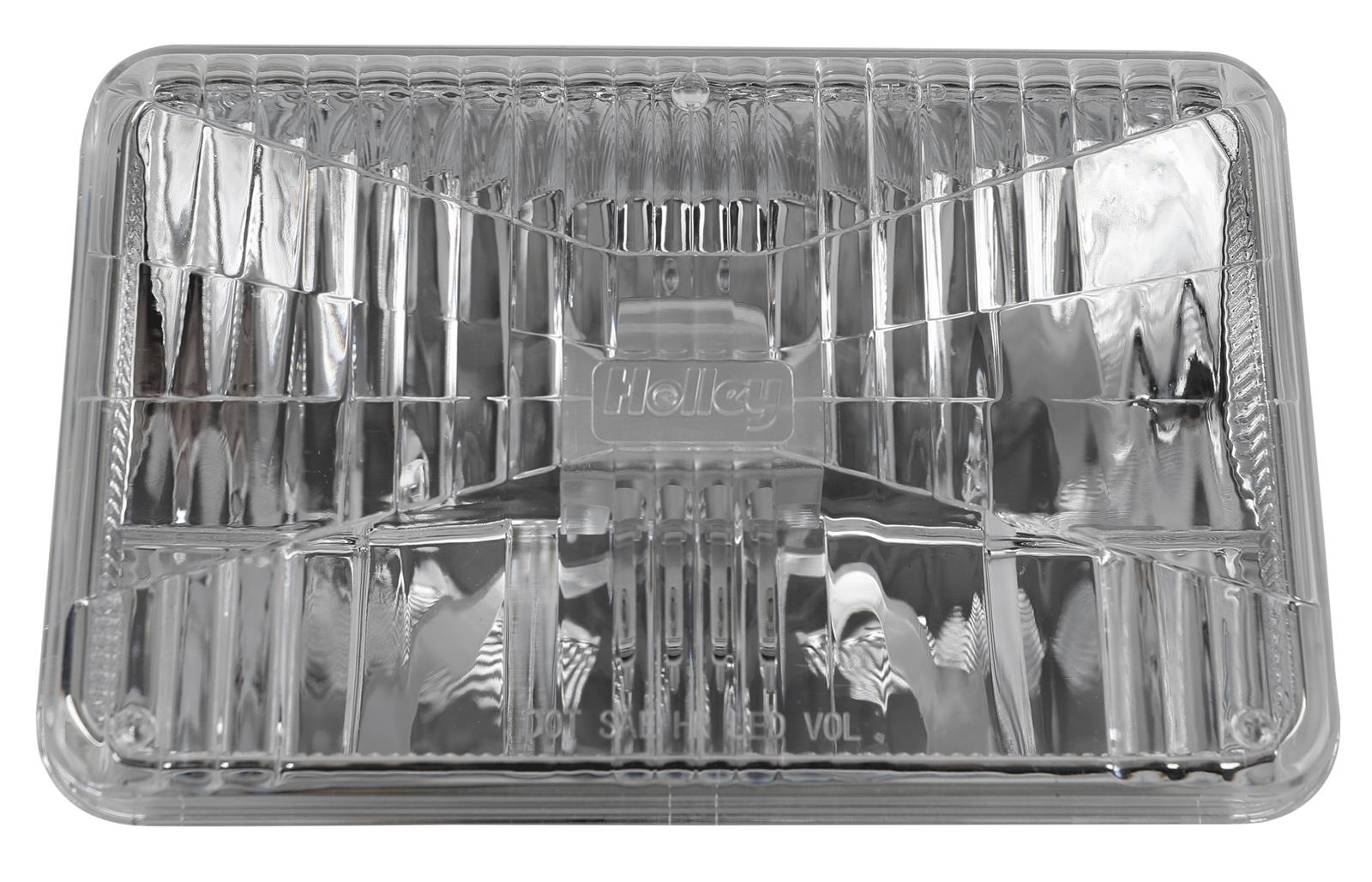 Holley RetroBright LED Headlights LFRB185 Headlight Conversion, RetroBright, Style, Sealed Beam, Rectangular, 4 in. x 4 in. Housing, Polycarbonate Lens, Clear, Bulb Not Included, Each thumbnail 2