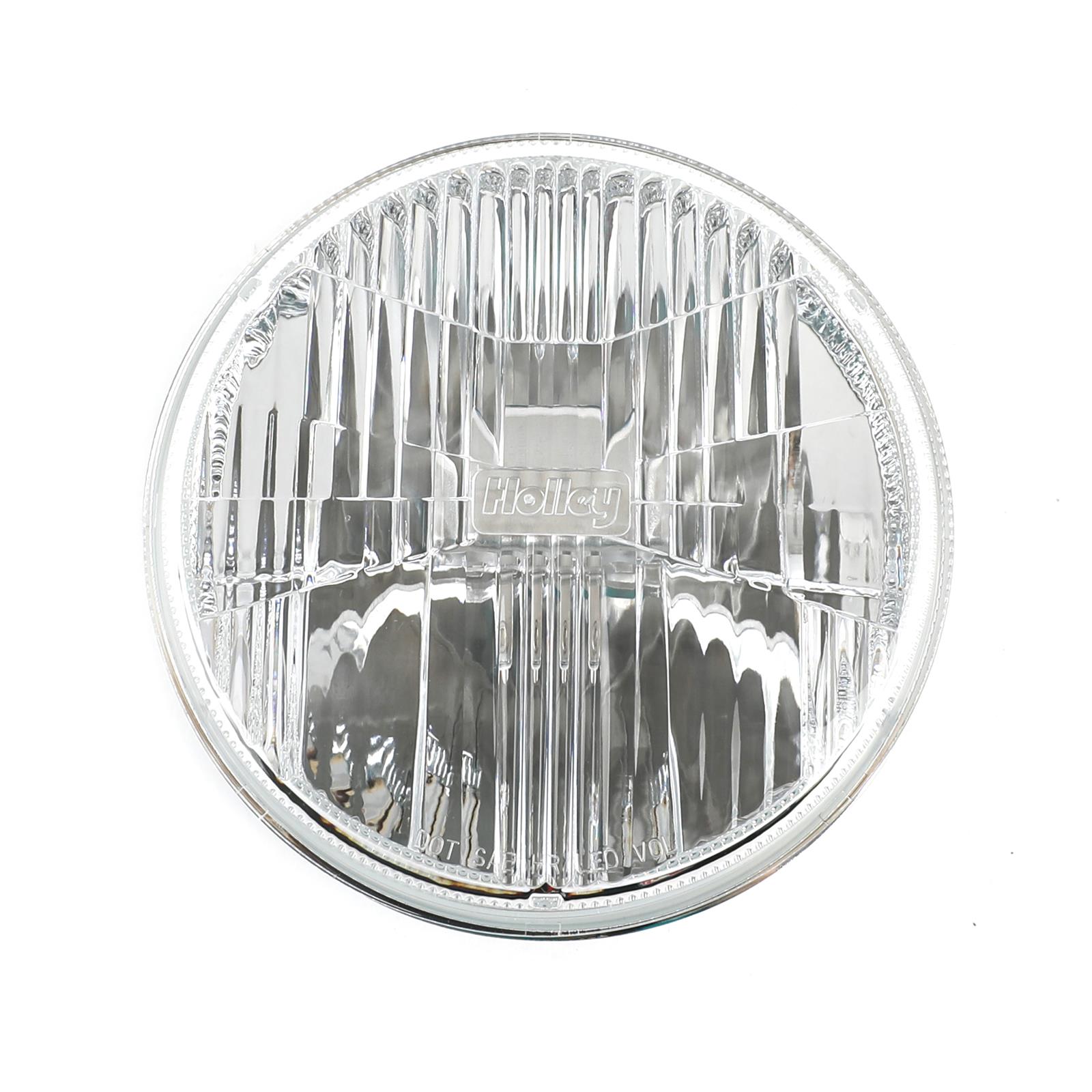Holley RetroBright LED Headlights LFRB195 Headlight Conversion, RetroBright, Style, Sealed Beam, 5.75 in. Round Housing, Polycarbonate Lens, Clear, Bulb Not Included, Each