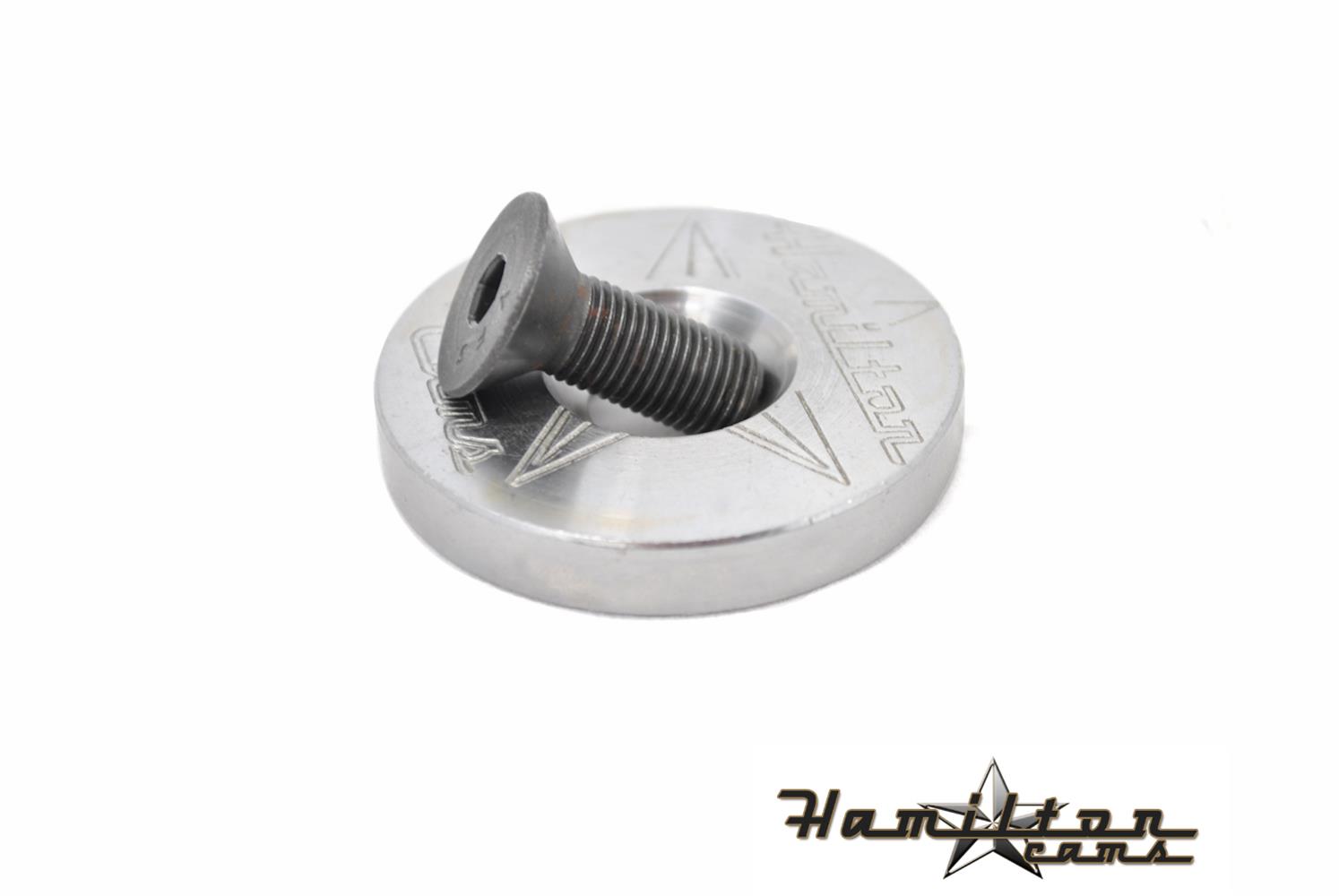 Hamilton Cams Camshaft Bolts 07-C-002 Cam Gear Retainer, Bolt on for cams on Cummins engines that run p-pumps 1994-1998 dodge 12v.