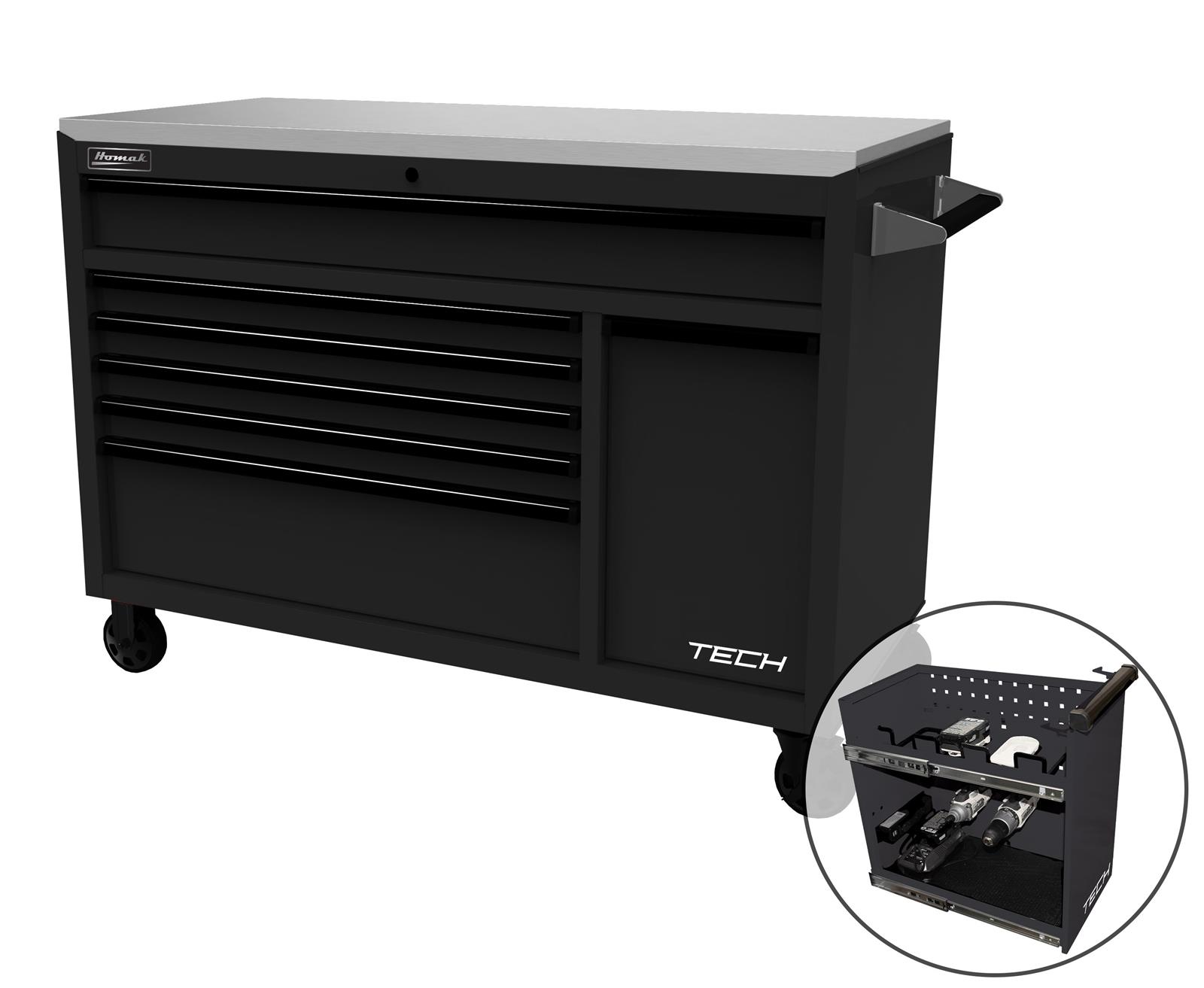 Homak Toolboxes BK04054070 Homak 54 in. TECH Series Rolling