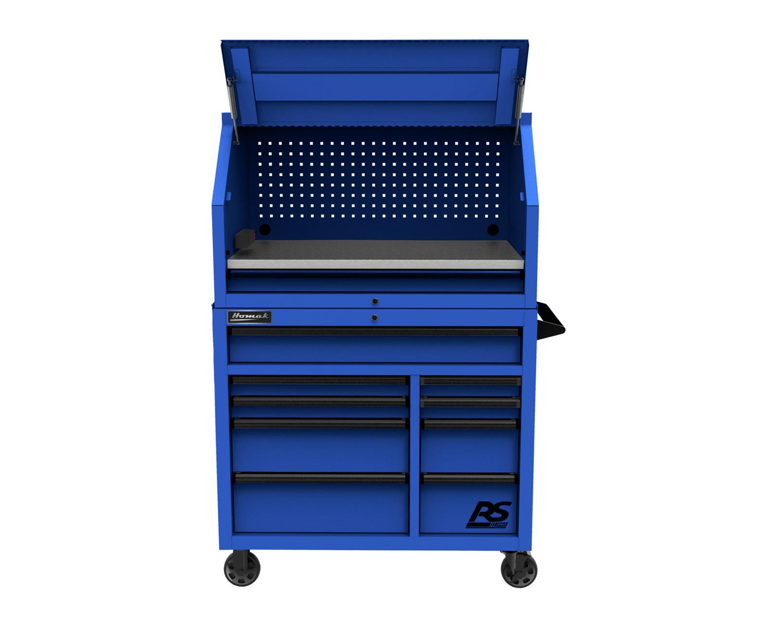 Homak Homak Toolboxes BL02041010 Homak 41 in. RS Pro Series Hutch Cabinets ...