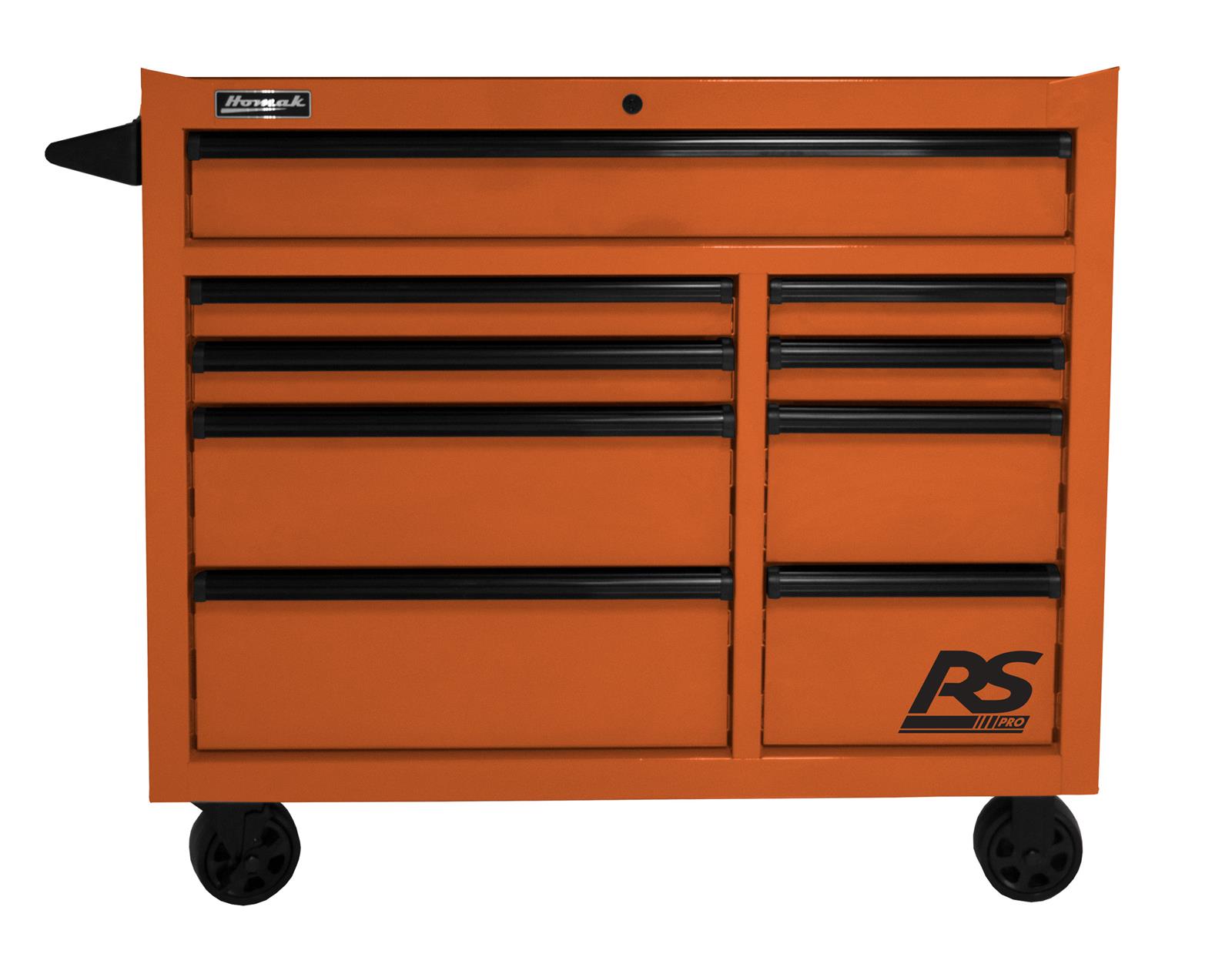 Homak Toolboxes OG04004193 Homak 41 in. RS Pro Series Rolling Cabinets ...