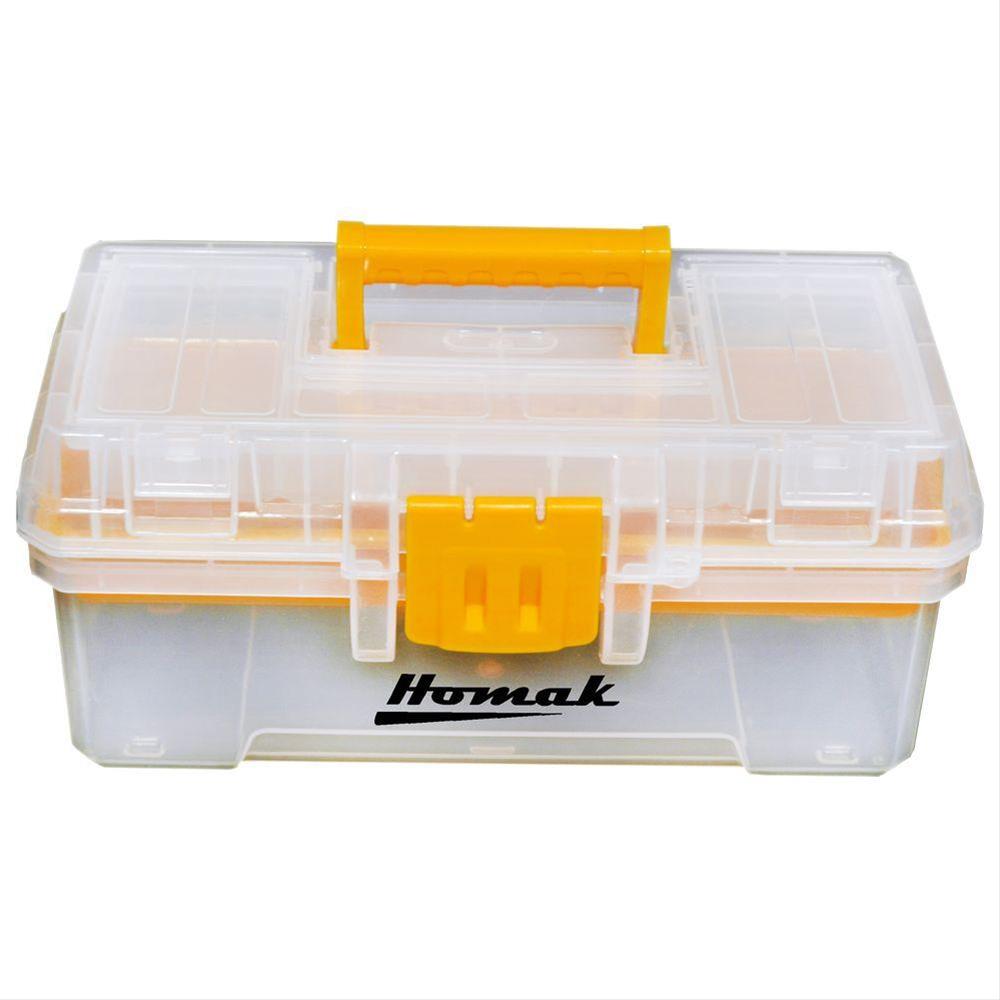 Homak Toolboxes TP00112055 Homak Hand Carry Transparent Toolboxes ...