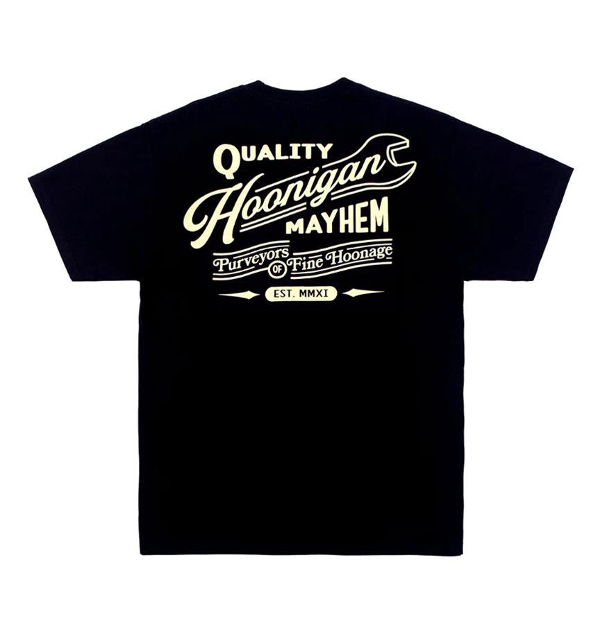 HOONIGAN INDUSTRIES HM210BDTE-BLK-XL Hoonigan Quality Hoonigan Mayhem T ...