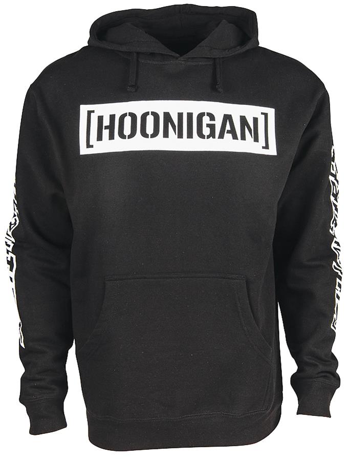 Long Sleeve Hooded Sweatshirt 20% Polyester Hoonigan Censor Bar Kill All Tires Graphic Hoodie or Some Tires 80% Cotton but All Tires. Kill All Tires Not one tire 
