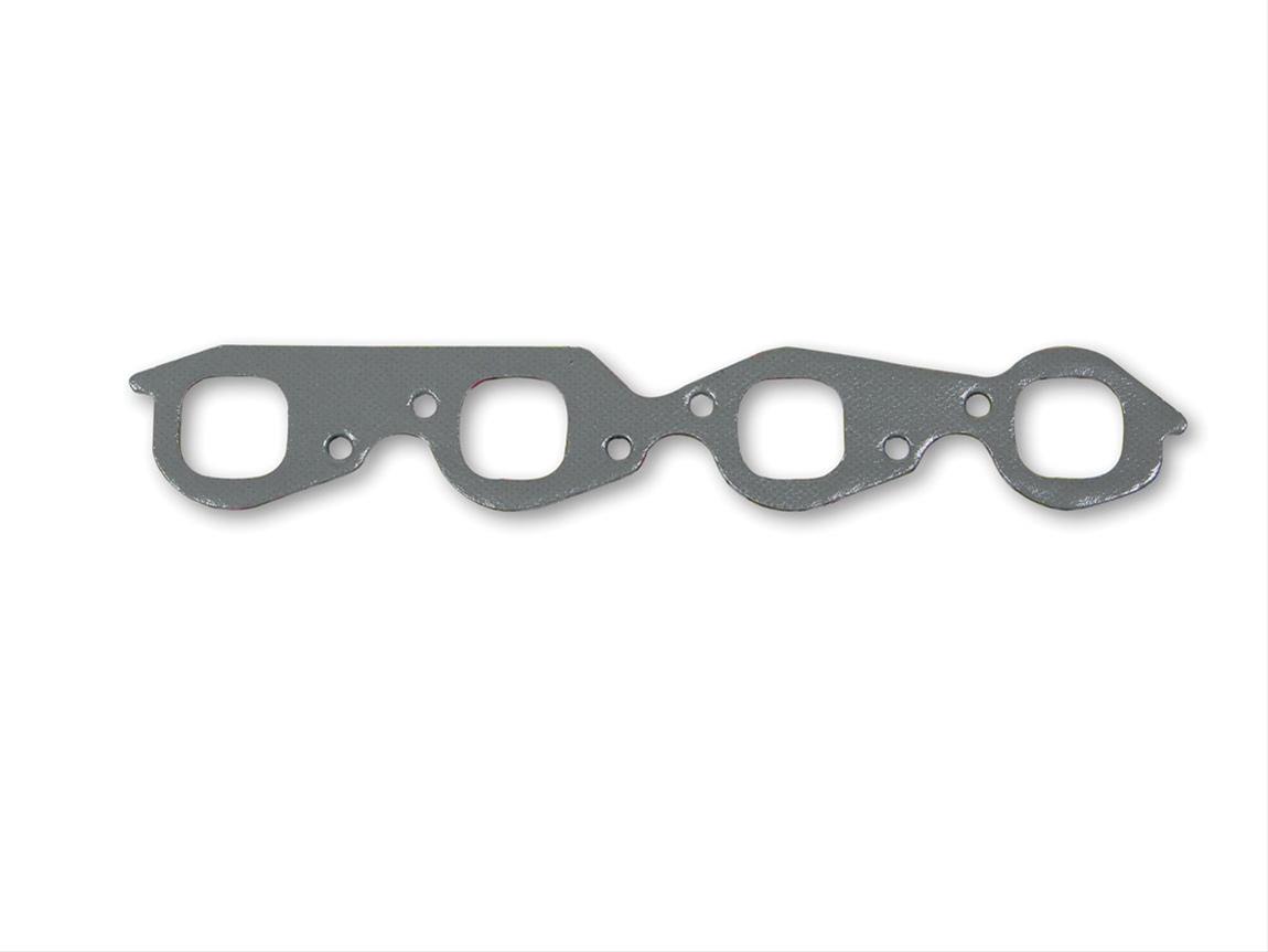 Hooker Super Competition Exhaust Header Gaskets 10809HKR Gasket, Header, Steel Core Composite, Rectangular Stock Port, BBC, Chevy, V8, Pair