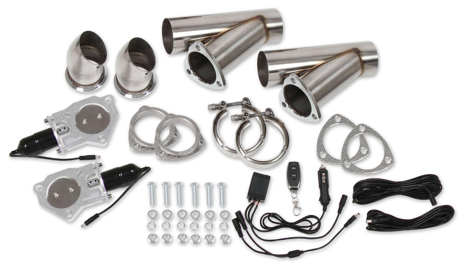 Hooker Exhaust Cut-Out Electric Dual 2.5 Hooker Exhaust Cut-Out Electric Dual 2.5
