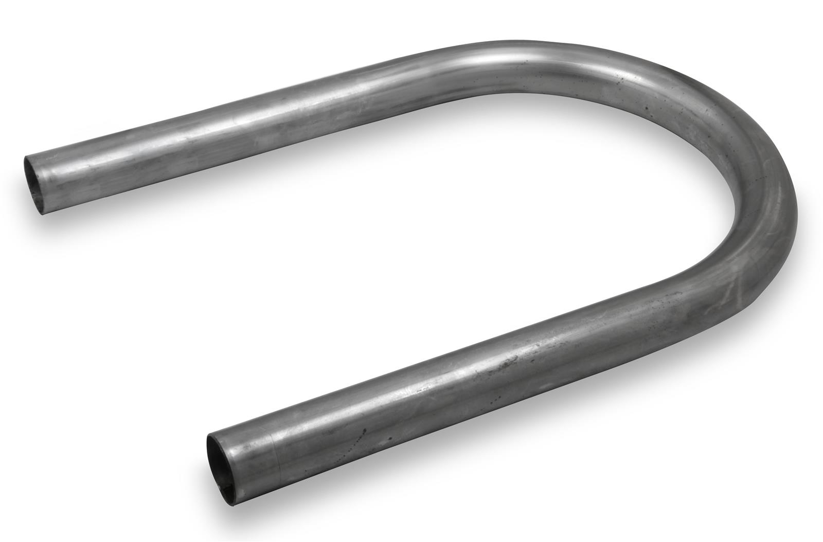 Hooker Mandrel Bend Tubing 1.625 Inch Steel Exhaust Pipe 12311HKR Tubing, 180 Degree, U-Bend, 1 5/8 in. Diameter, 6 in. Radius, 16-Gauge, Steel, Each