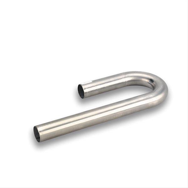 Hooker Mandrel Bend Tubing 1.75 Inch Steel Exhaust Pipe 12351HKR Tubing, 180 Degree, J-Bend, 1 3/4 in. Diameter, 2 in. Radius, 16-Gauge, Steel, Each thumbnail 2