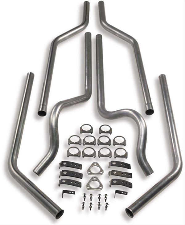 Hooker Competition Manifold Back Exhaust Systems 16621HKR System, Manifold-Back, Steel, Aluminized, Chevy, GMC, RWD Small Block thumbnail 3