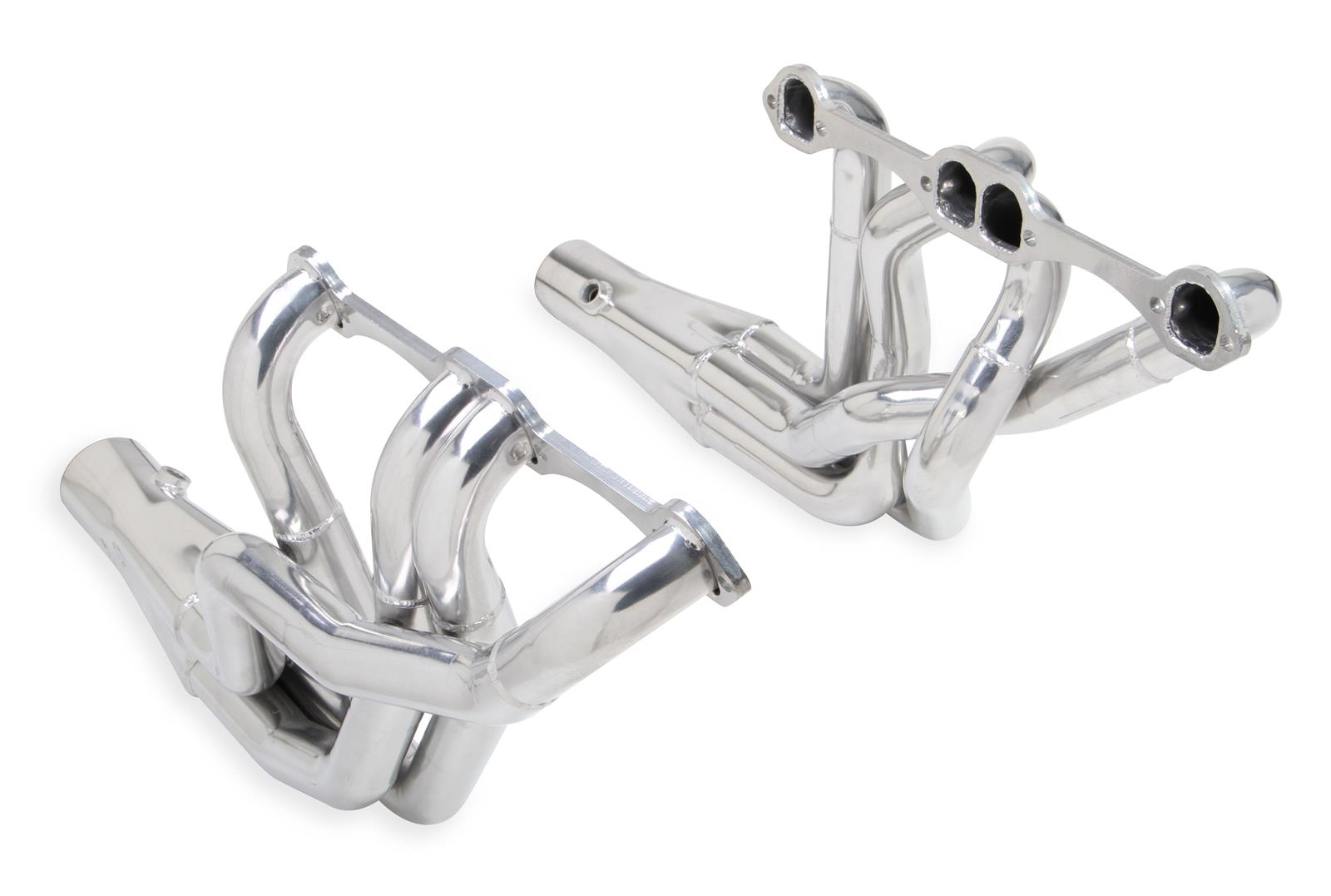 Hooker Super Competition Headers 2109-1HKR Headers, Competition, Long Tube, Steel, Silver Ceramic, Chevy, Pontiac, Small Block, Pair thumbnail 3